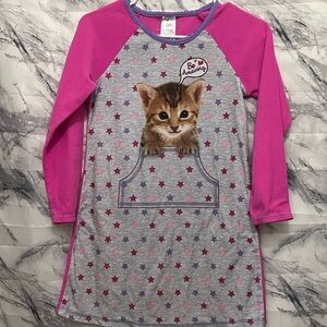 Purple and Pink Star Print Sleepwear